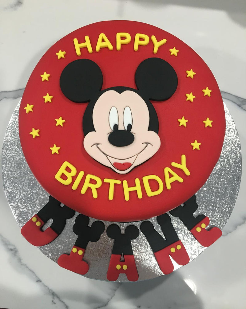 "Mickey" Birthday Cake