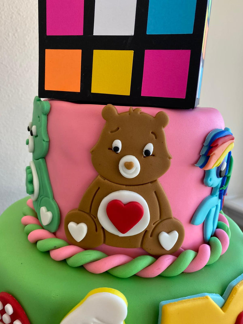 "I Love the 80s" Cake